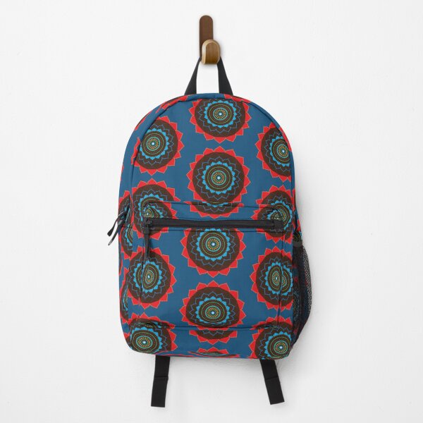 Item preview, Mandala in Orange,brown & Blue designed and sold by Manitarka.