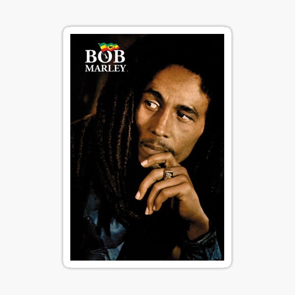legend bob jamming Sticker