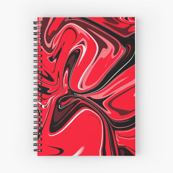 Item preview, Pretty Red Rose And Black Marble Pattern- Liquid art designed and sold by shivani21061993.