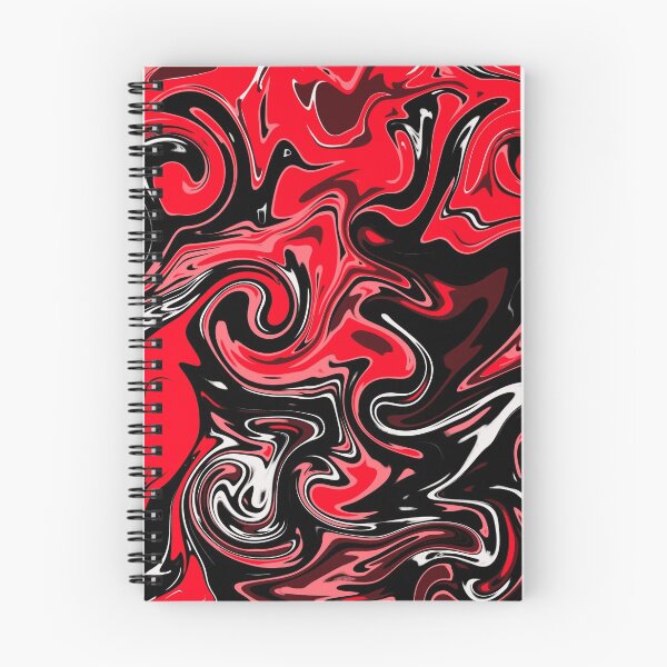 Item preview, Pretty Red Rose And Black Marble Pattern- Liquid art designed and sold by shivani21061993.