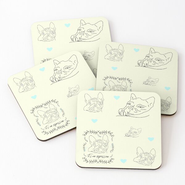 Item preview, Dog drawings french bulldog lovers lineartwork designed and sold by vibeno1.