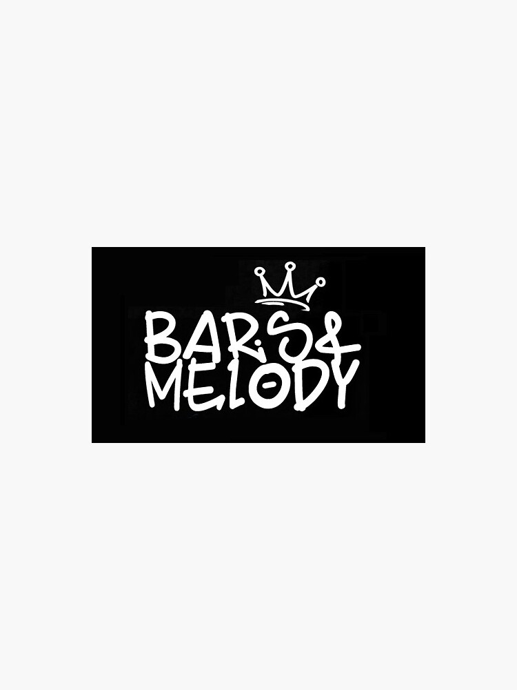 "bars and melody logo" Sticker for Sale by moonkiller Redbubble