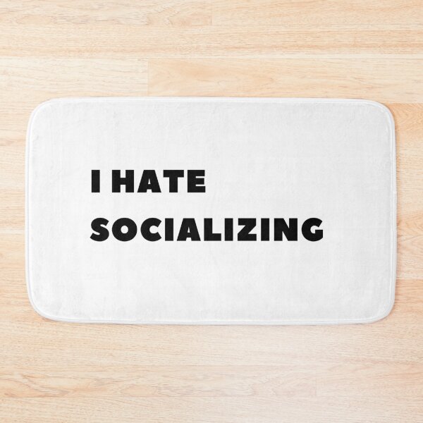Item preview, I Hate Pants And Socializing | Funny Gift For Ladies | Cute Awkward Girl | Funny Anti-social designed and sold by BECOOOL.
