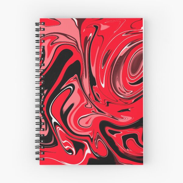 Item preview,  Pretty Red Rose And Black Marble Pattern- Liquid art designed and sold by shivani21061993.