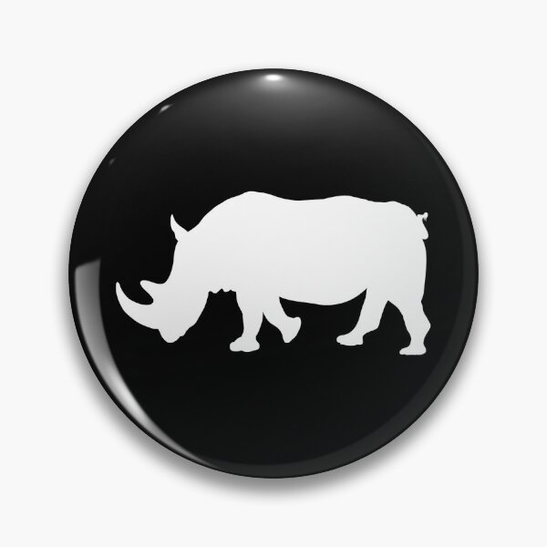 Item preview, Rhino White Print designed and sold by cool-merch.