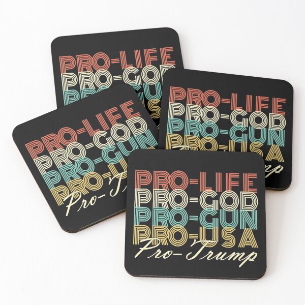 Item preview, Trump 2020 Pro Life God USA MAGA Retro designed and sold by lindaskowronek.