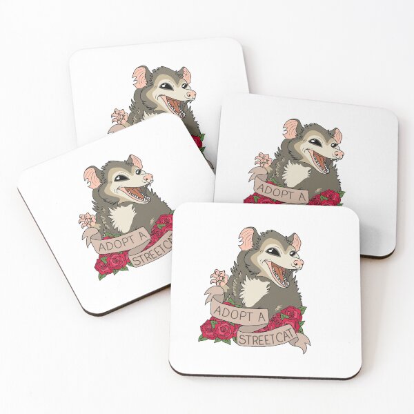 Item preview, Possum - Adopt a street cat designed and sold by ValentinaHramov.