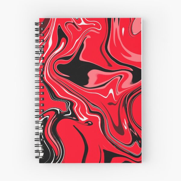 Item preview,   Pretty Red Rose And Black Marble Pattern- Liquid art designed and sold by shivani21061993.