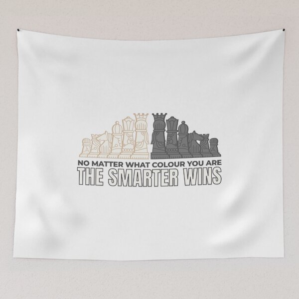 Item preview, chess smarter- No matter what colour you are the Smarter wins designed and sold by Freeshstyle.