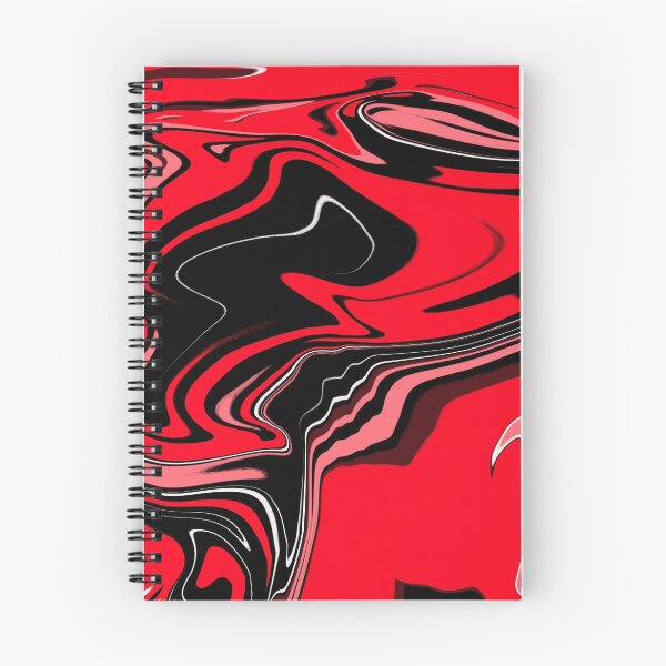 Item preview,   Pretty Red Rose And Black Marble Pattern- Liquid art designed and sold by shivani21061993.
