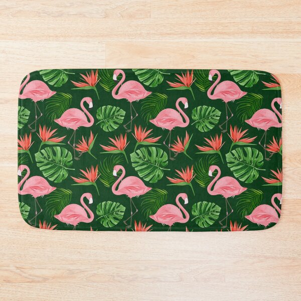 Item preview, Tropical Pink Flamingo Pattern designed and sold by SwePattern.