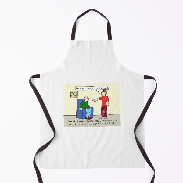 Item preview, Coronavirus Cleaning During Self-isolation Cartoon Humor designed and sold by KateTaylor.