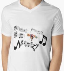 Camiseta para hombre de cuello en v Sondheim