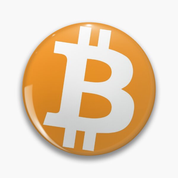 Bitcoin coin - Bitcoin logo Pin