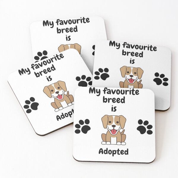 Item preview, My favourite breed is Adopted designed and sold by kocakashop.