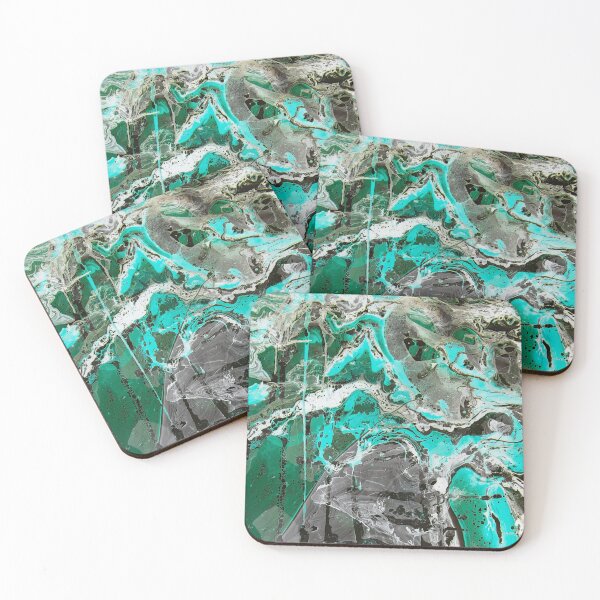 Item preview, Hydro Dipped Distressed Turquoise Thunder designed and sold by ArtRoomOregon.
