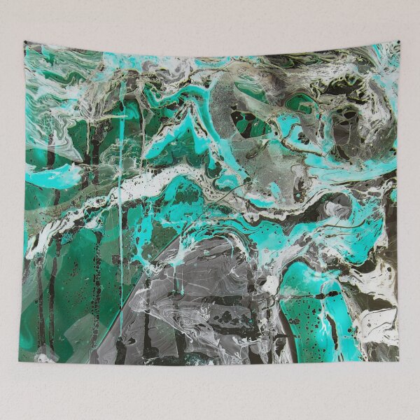 Item preview, Hydro Dipped Distressed Turquoise Thunder designed and sold by ArtRoomOregon.