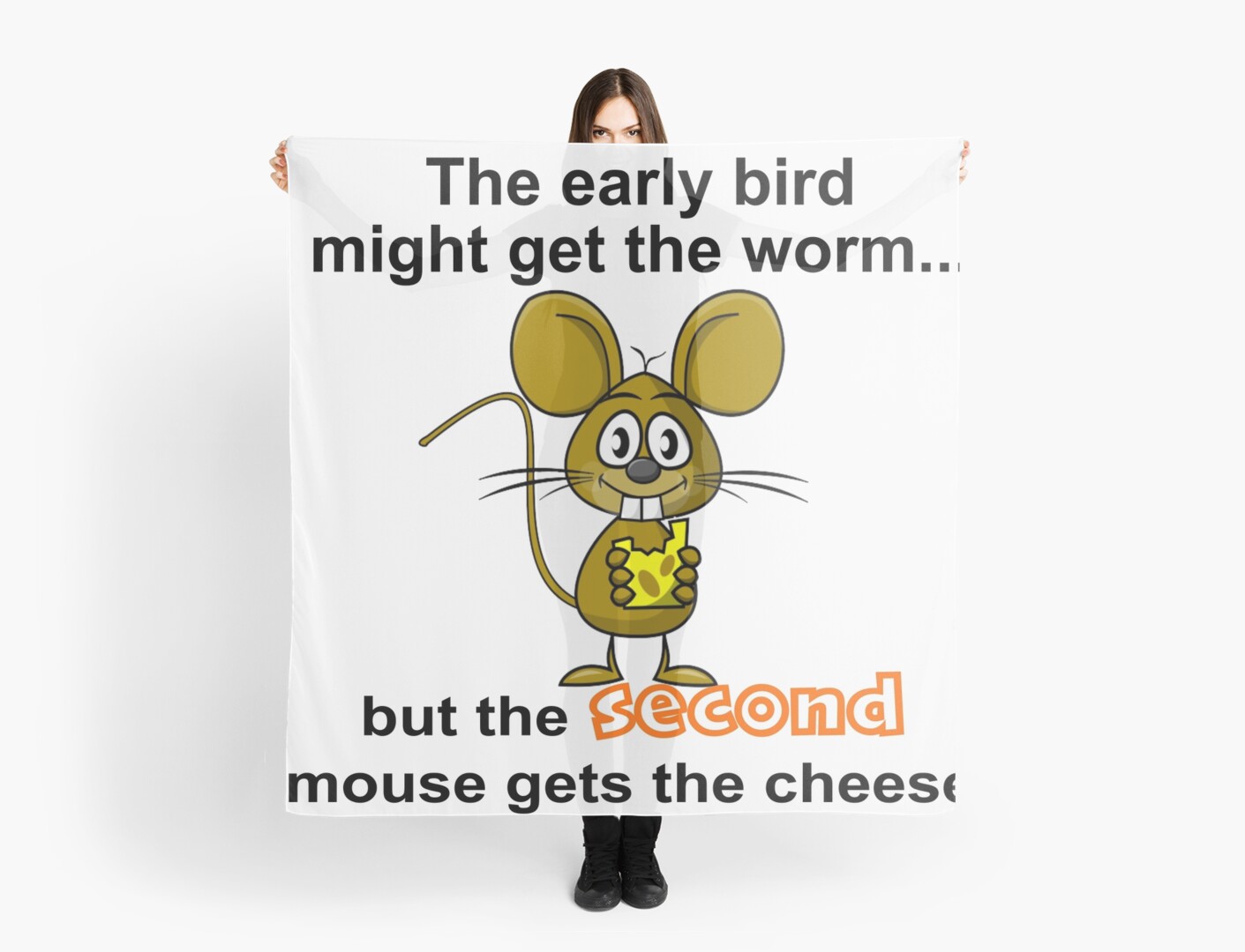 the second mouse gets the cheese