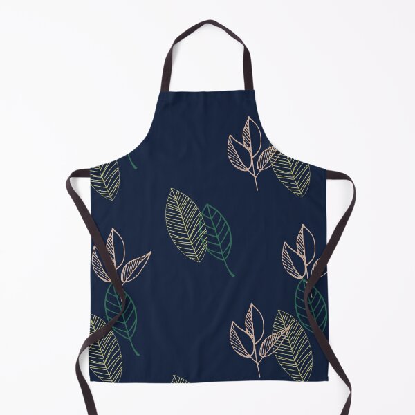 Item preview, Leafy pattern on dark background designed and sold by PatternParadise.