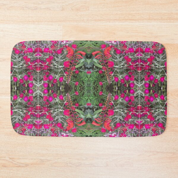Item preview, Botanical, Divine - Pink,Red and Green Floral Fusion designed and sold by RoseAromas.