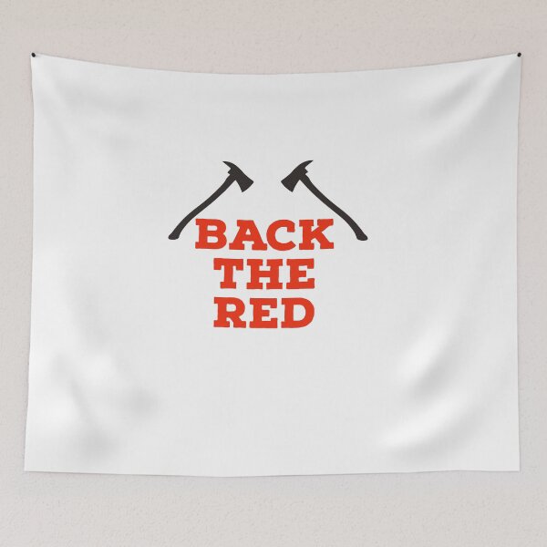 Item preview, back the red firefighter support designed and sold by trqffic.