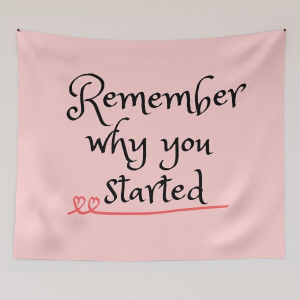 Item preview, Remember why you started. Resolutions 2021. Motivation quotes designed and sold by soniaaseguin.