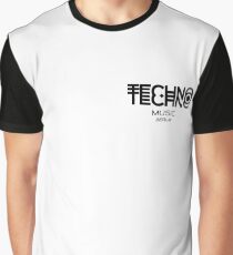 TECHNO MUSIC Graphic T-Shirt