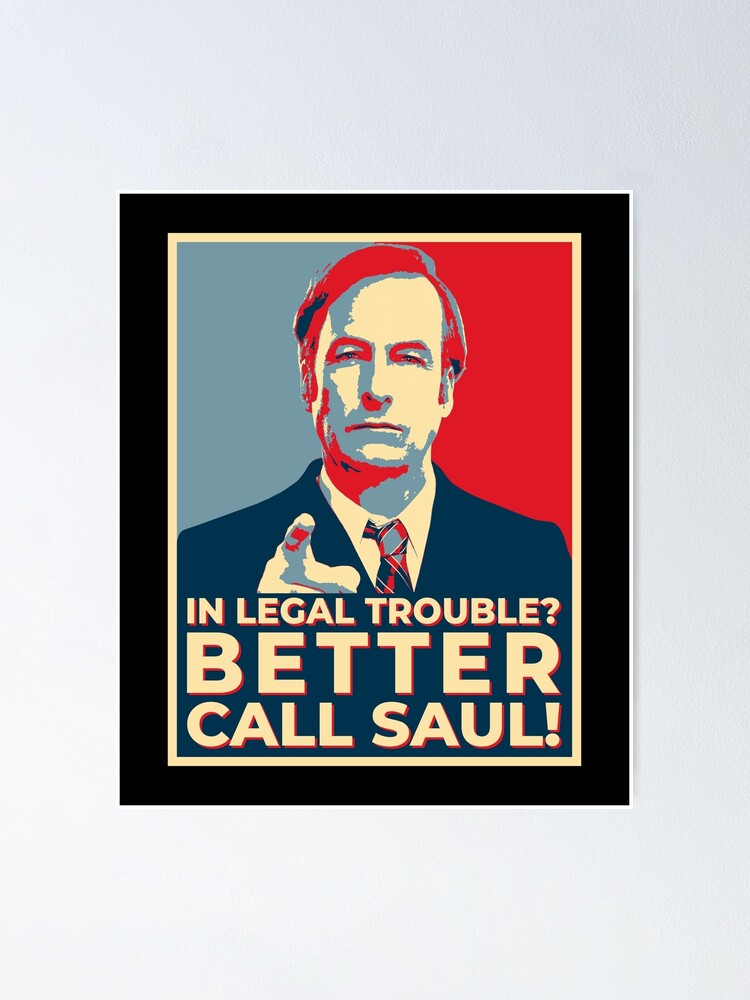 Saul Goodman James Mcgill Breaking Bob Odenkirk Bad And Better Call Saul Pop Art Poster Poster 8574