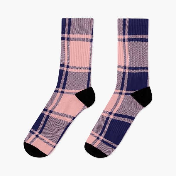 Item preview, Pink Navy Plaid Tartan Textured Pattern designed and sold by Siu-Hong Mok.