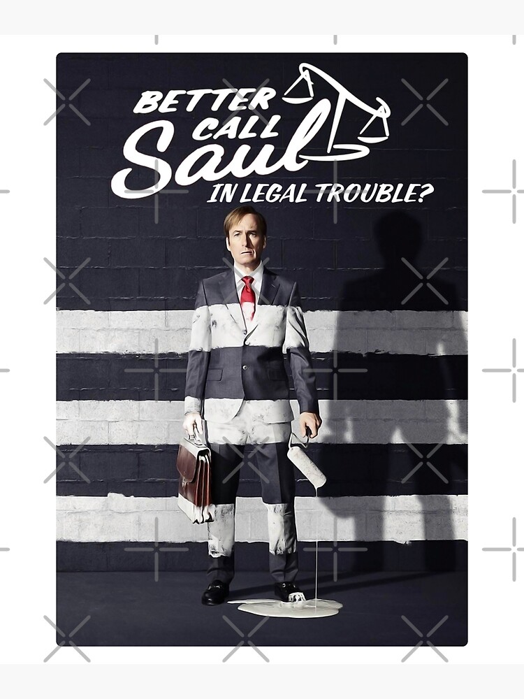 "Saul Goodman Wall Stripes Photo Better Call Saul" Art Print for Sale