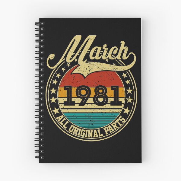 Item preview, Vintage March 1981 All Original Parts Born in March 1981 40th Birthday Gift 40 Years Old designed and sold by MN-Shop0123.