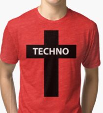 TECHNO MUSIC Tri-blend T-Shirt