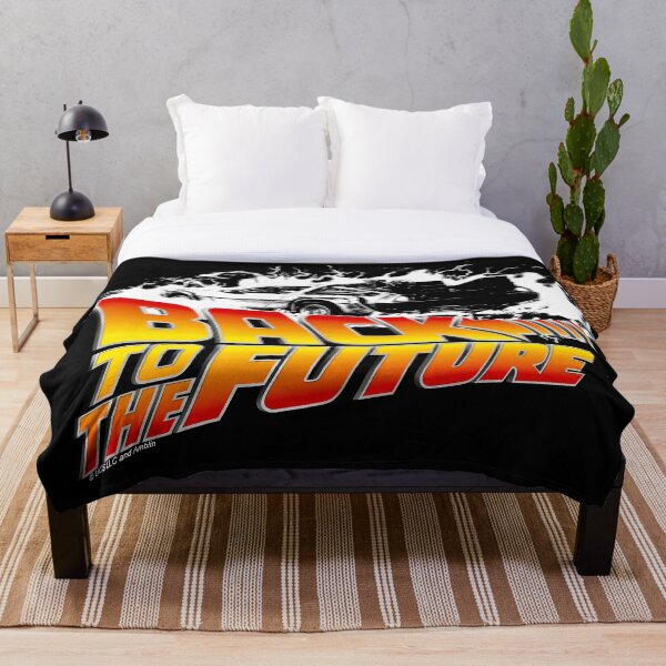 Retour vers le futur - DeLorean White Stencil Fan Art Plaid