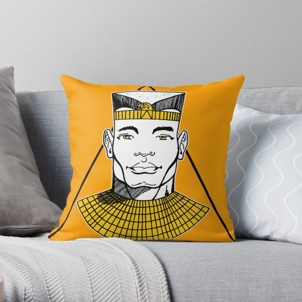 AYELE NUBIAN WARRIOR™ BUST Throw Pillow