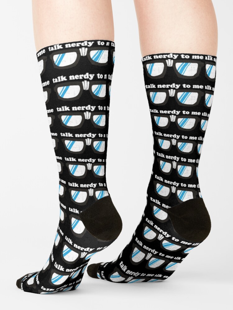 "Talk Nerdy To Me " Socks for Sale by DialInsignia Redbubble
