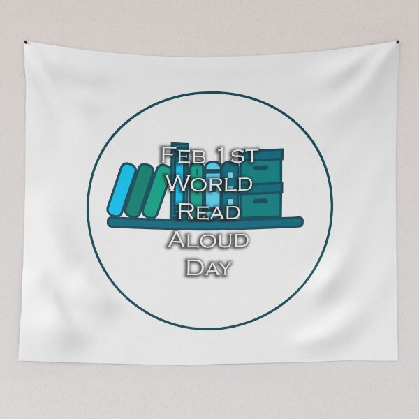 Item preview, I LOVE WORLD READ ALOUD DAY designed and sold by REALDesign-Shop.