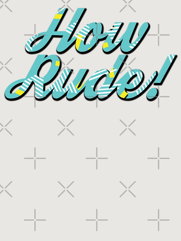 Thumbnail 6 of 6, Premium Oversized Hoodie, How Rude! designed and sold by Designs111.