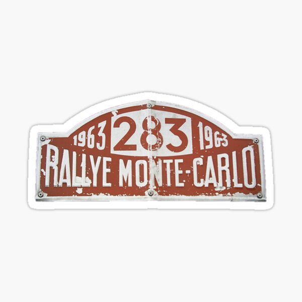 Rallye Monte Carlo 1963 Sticker