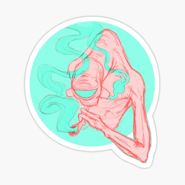 Smokin 'Vortigaunt Sticker