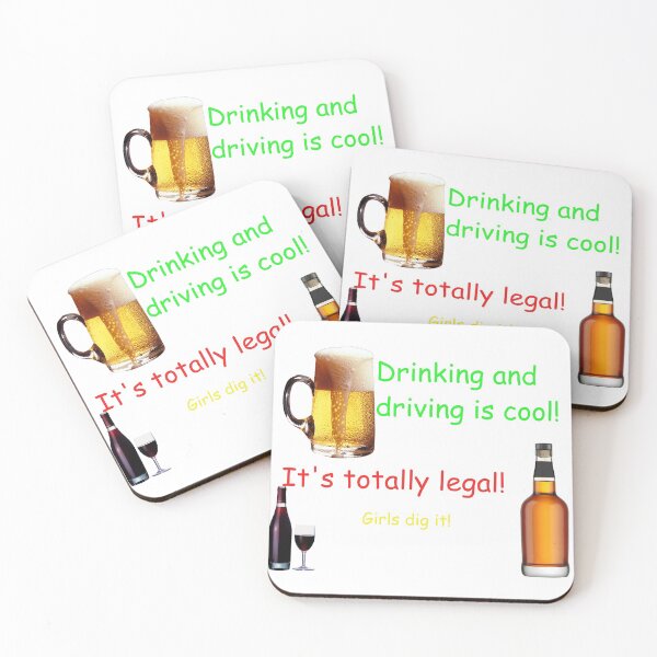Item preview, Drinking and driving is cool! designed and sold by SgtAwesomeness.