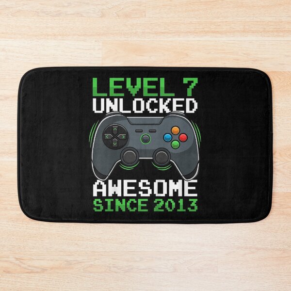 Item preview, Kids Level 7 Unlocked 7 Years Old Video Gamer Birthday Gift Boys designed and sold by lindaskowronek.