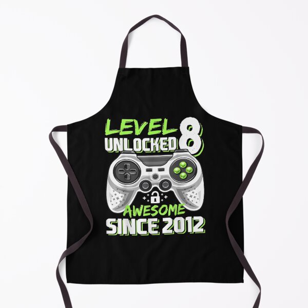 Item preview, Level 8 Unlocked Awesome Since 2012 Video Game 8th Birthday designed and sold by lindaskowronek.