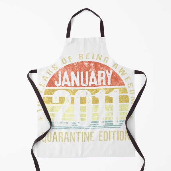 Item preview, 10 Years Old Gift January 2011 10th Birthday Quarantine Gift T-Shirt designed and sold by ImartX.