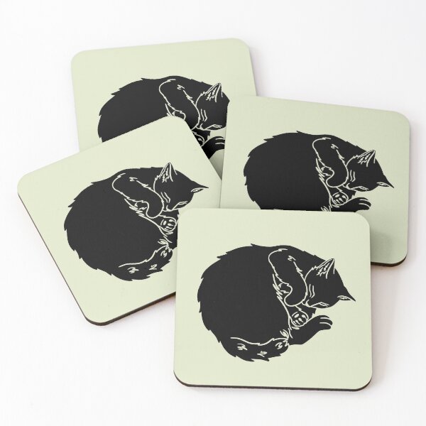 Item preview, Curled Up Cat designed and sold by teressalamont.