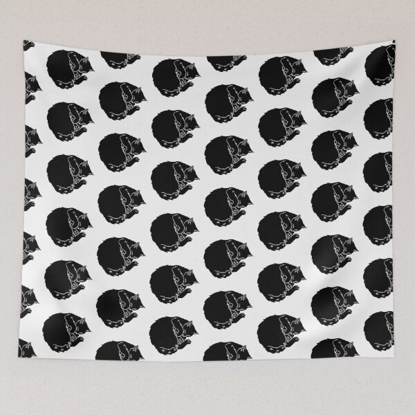 Item preview, Curled Up Cat designed and sold by teressalamont.
