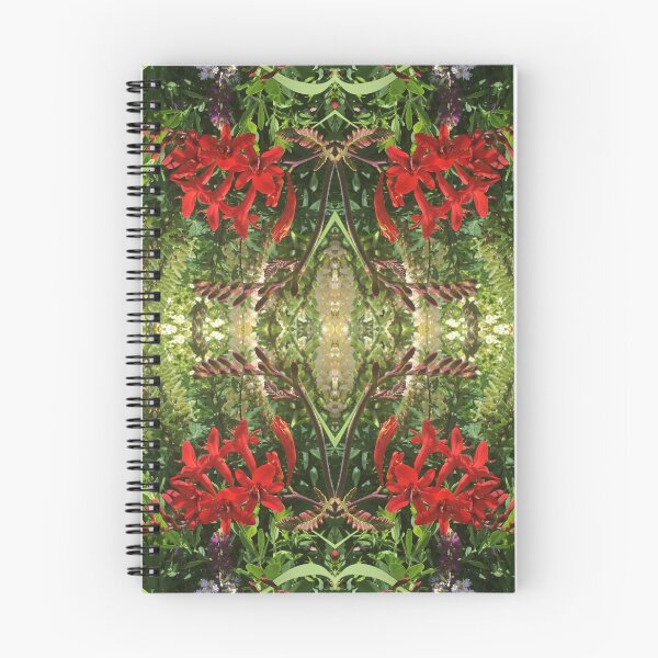 Item preview, Botanical, Divine - Summertime Scarlet and Vivid Green Fusion designed and sold by RoseAromas.