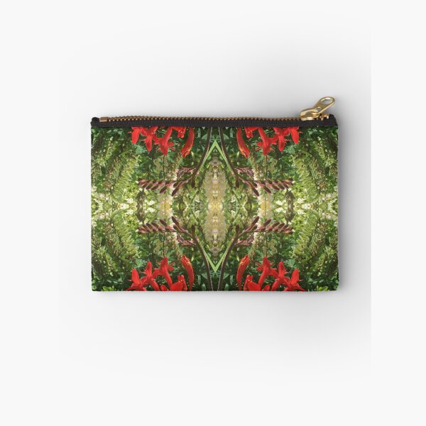 Item preview, Botanical, Divine - Summertime Scarlet and Vivid Green Fusion designed and sold by RoseAromas.