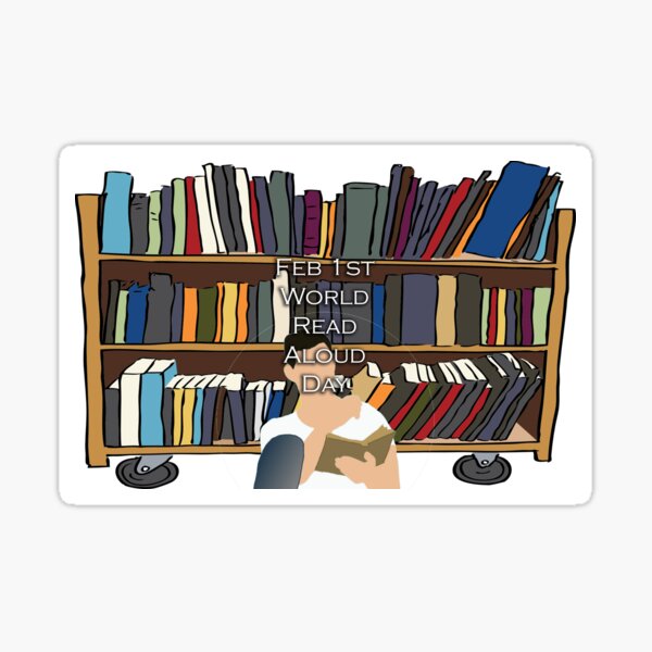 Item preview, I LOVE WORLD READ ALOUD DAY designed and sold by REALDesign-Shop.