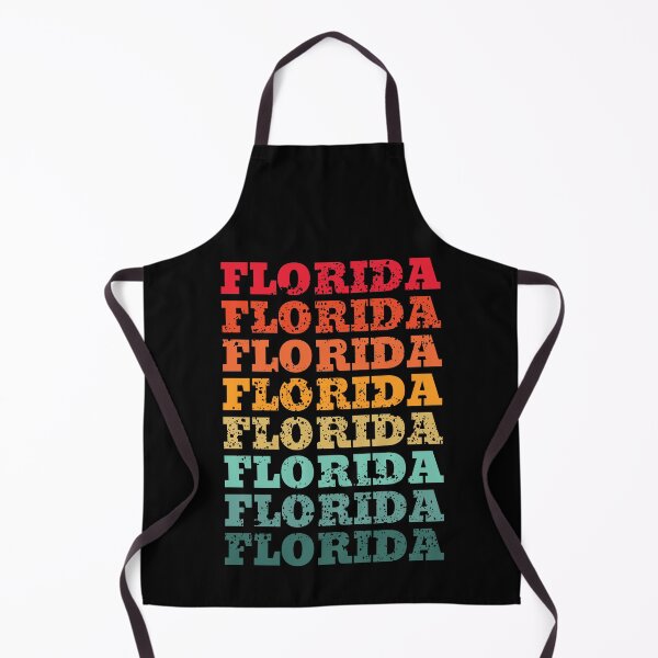 Item preview, Florida - repeated retro vintage sunset colors with a distressed design effect designed and sold by Rhu Creations.