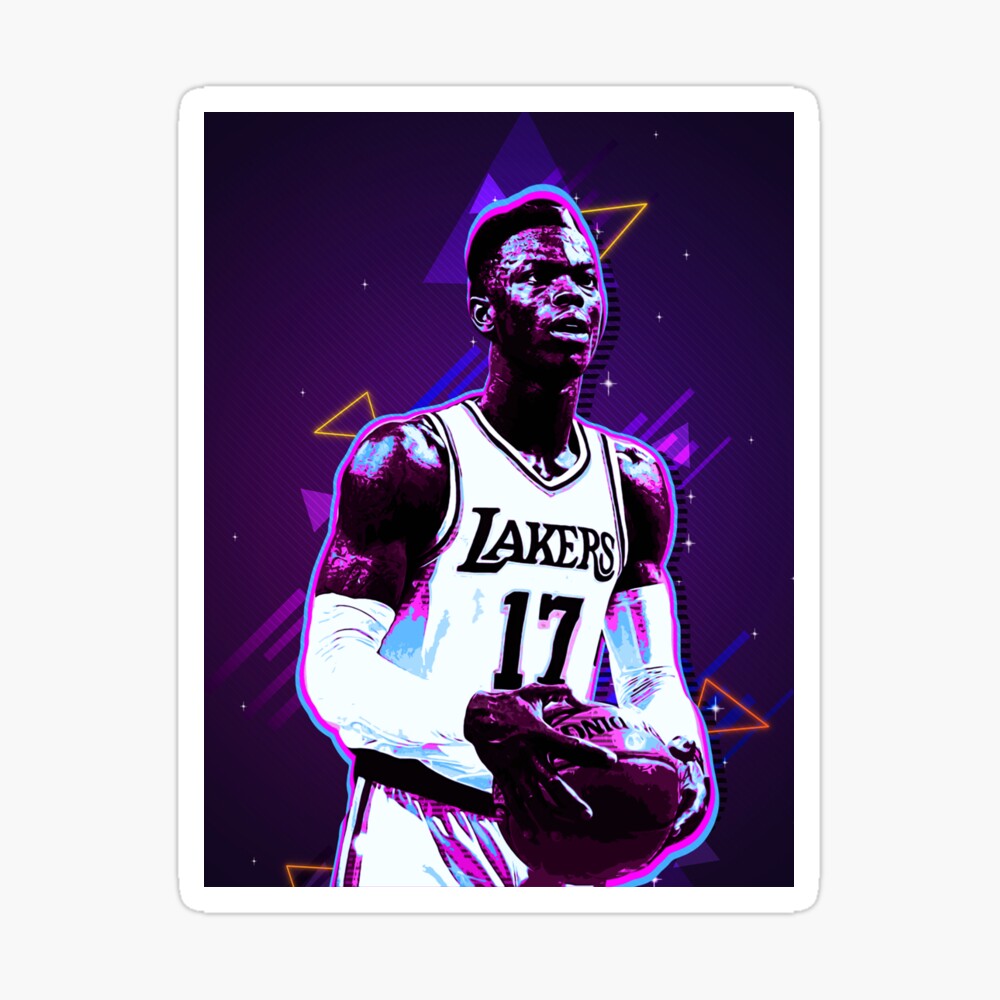 Dennis Schroder Los Angeles Lakers PSD Graphic Design Adobe